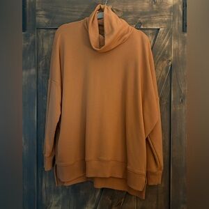 Aerie Warm Pumpkin Knit Sweater